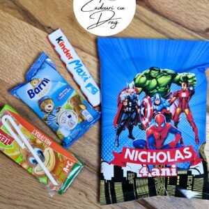 Punguțe personalizate copii – Avengers – Tedi, Barni & Kinder Maxi